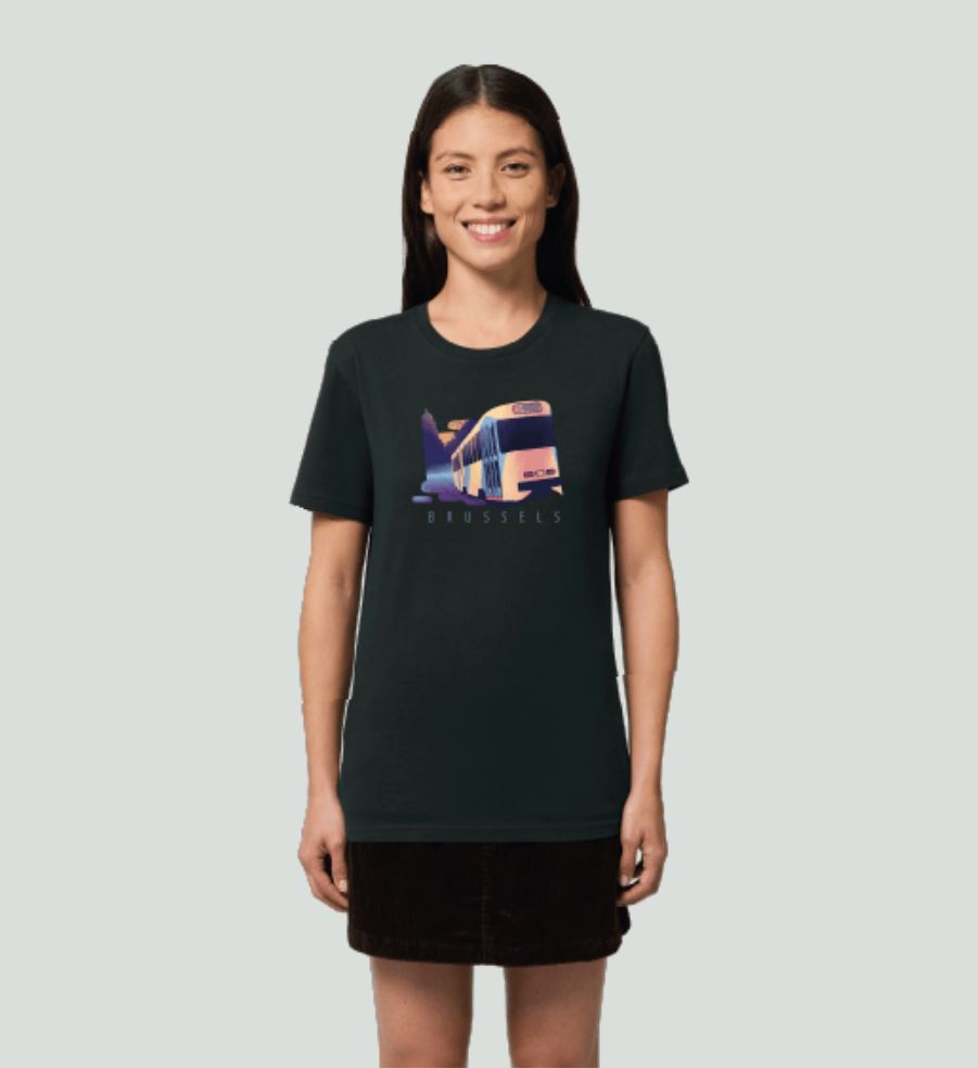 t-shirt tram 92 illustration vinch